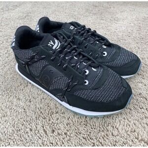 Saucony Jazz Original Shoes‎ Mens Size 7 Triple Abstract Black Silver Mesh Suede